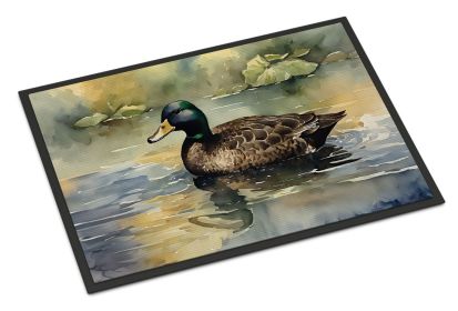 NEW American Black Duck Doormat Front Door Mat Indoor Outdoor Rugs for Entryway, Non Slip Washable Low Pile, 18H X 27W