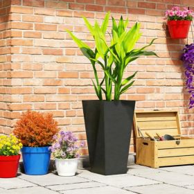 Set of 2 Plastic Flower Pots (Option: Default Title)