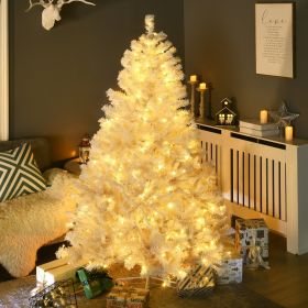 6' Prelit Artificial Christmas Trees Home Decor (Option: White-1030x300x320 mm)