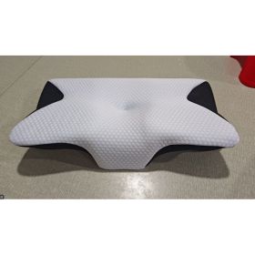 New Slow-rebound Zero-pressure Memory Foam Pillow (Option: Black-Pillowcase 2.0)